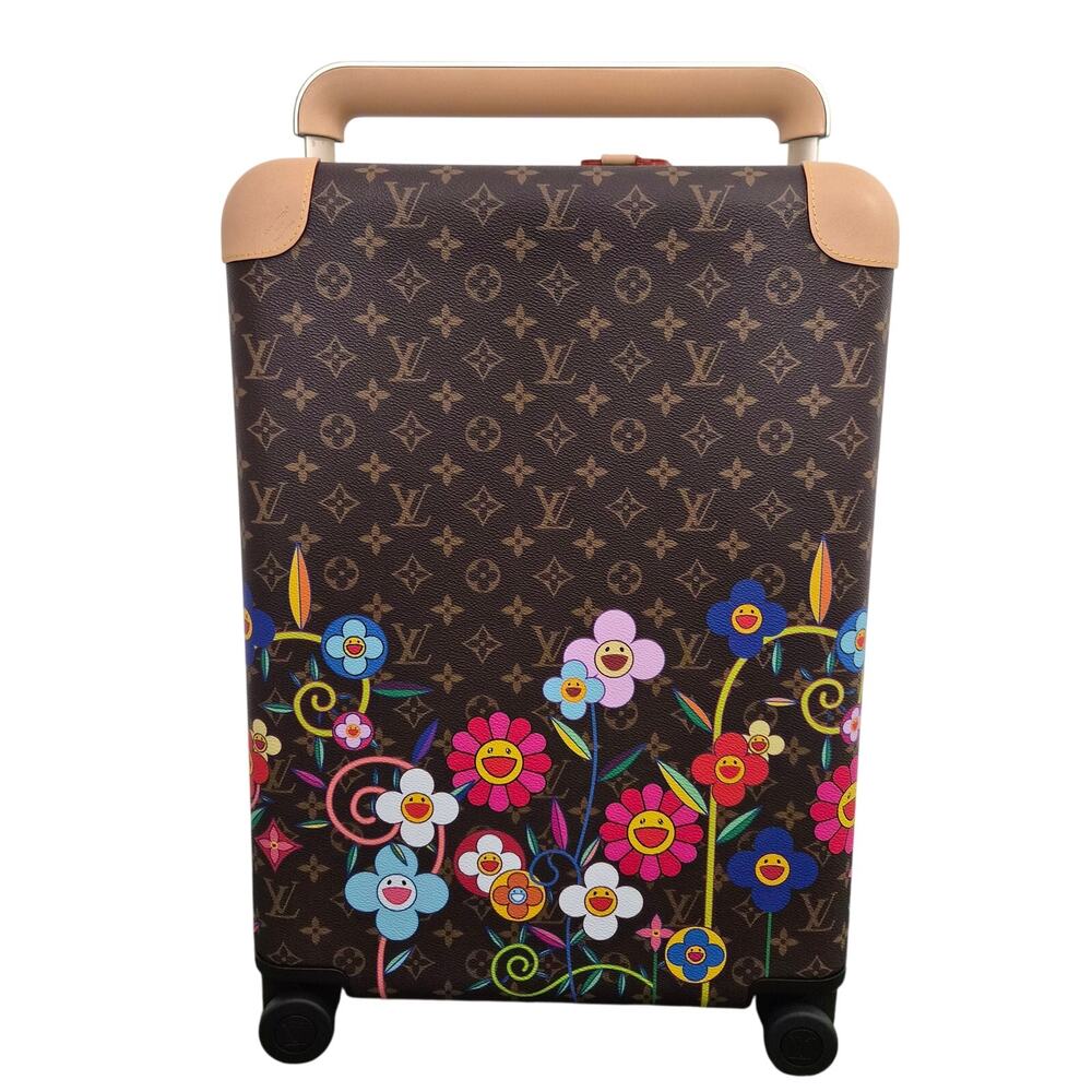 Louis Vuitton x Takashi Murakami Horizon 55 Monogram Garden Suitcase